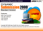 Dynamic Submission 2000 - web promotion site submission software